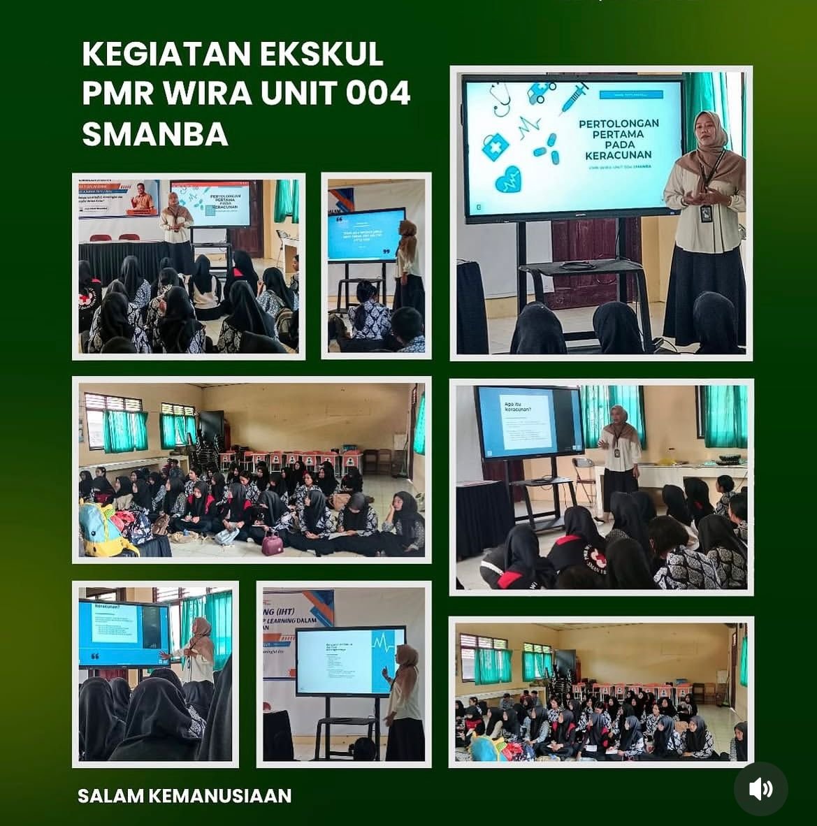 Belajar Menolong, Belajar Peduli: Aksi Inspiratif PMR Wira Unit 004 SMAN 1 Balai Riam