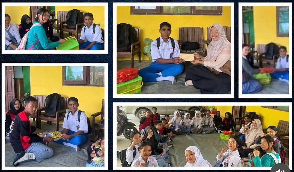 Aksi Nyata Kepedulian: PMR Wira Unit 004 SMAN 1 Balai Riam Gelar Bakti Sosial Penuh Makna