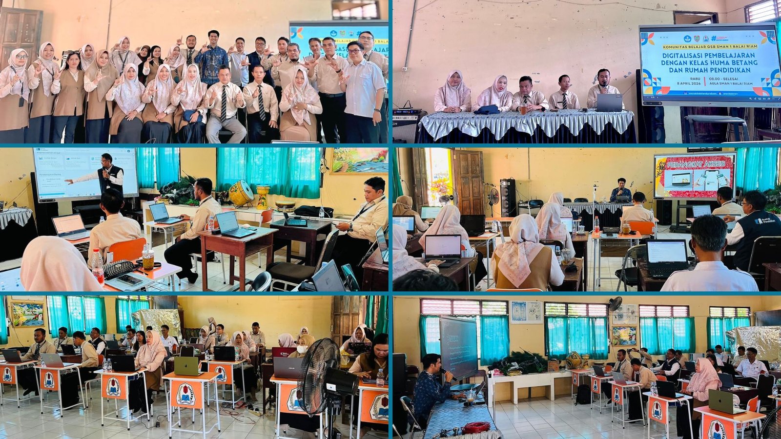 Melangkah ke Era Digital: Guru SMAN 1 Balai Riam Kuasai Kelas Digital Huma Betang dan Rumah Pendidikan